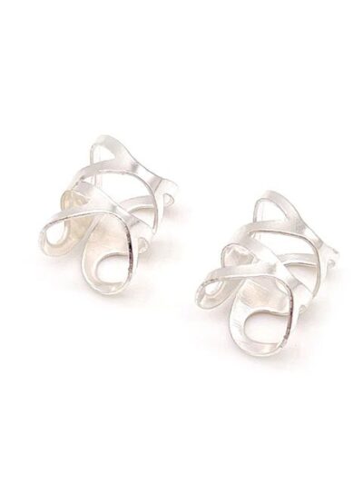 Srebrne zaciski, biżuteria na warkoczyki, dredy, dredloki (9×12)