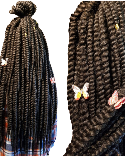 Motylki z zaciskowym metalowym uchwytem