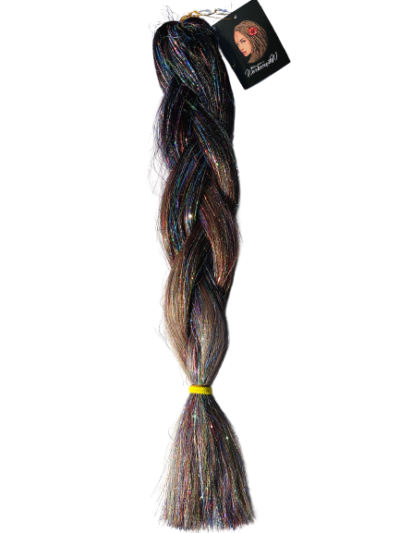 Brokat czarny – brąz – brąz