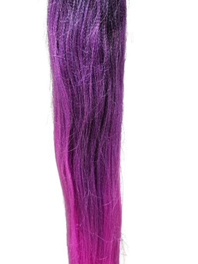 Easy braid – czarno – fioletowe – fiolet – róż