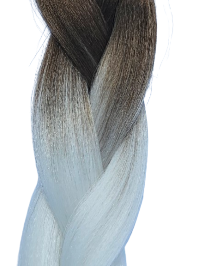 Ombre – brąz – biały