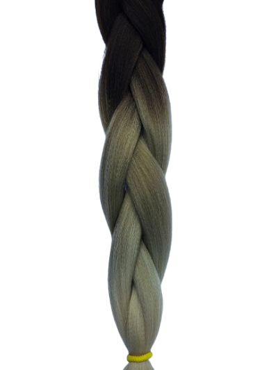 Ombre – brąz – szary blond – jasny blond