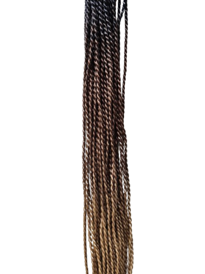 Twisty senegalskie – czarny- brązowy – miodowy