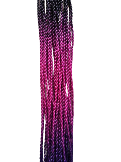 Twisty senegalskie – czarny – fuksja – fiolet