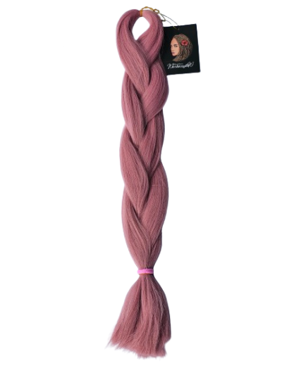 Jednokolorowy brudny róż