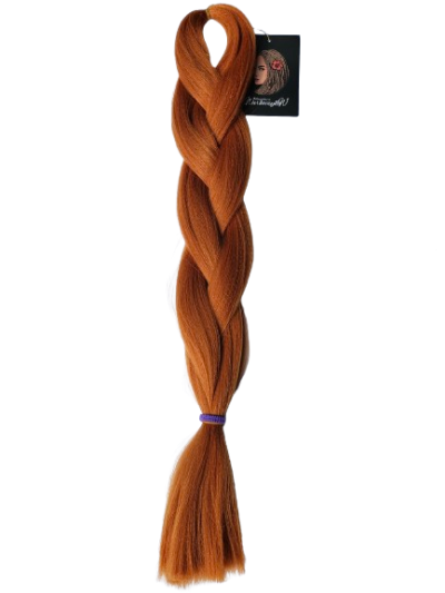 Jednokolorowy rudy marchewkowy