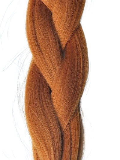 Jednokolorowy rudy marchewkowy